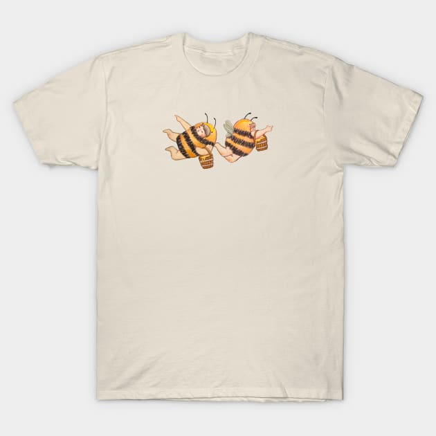 Honey Bee Harvest T-Shirt by Katfish Draws